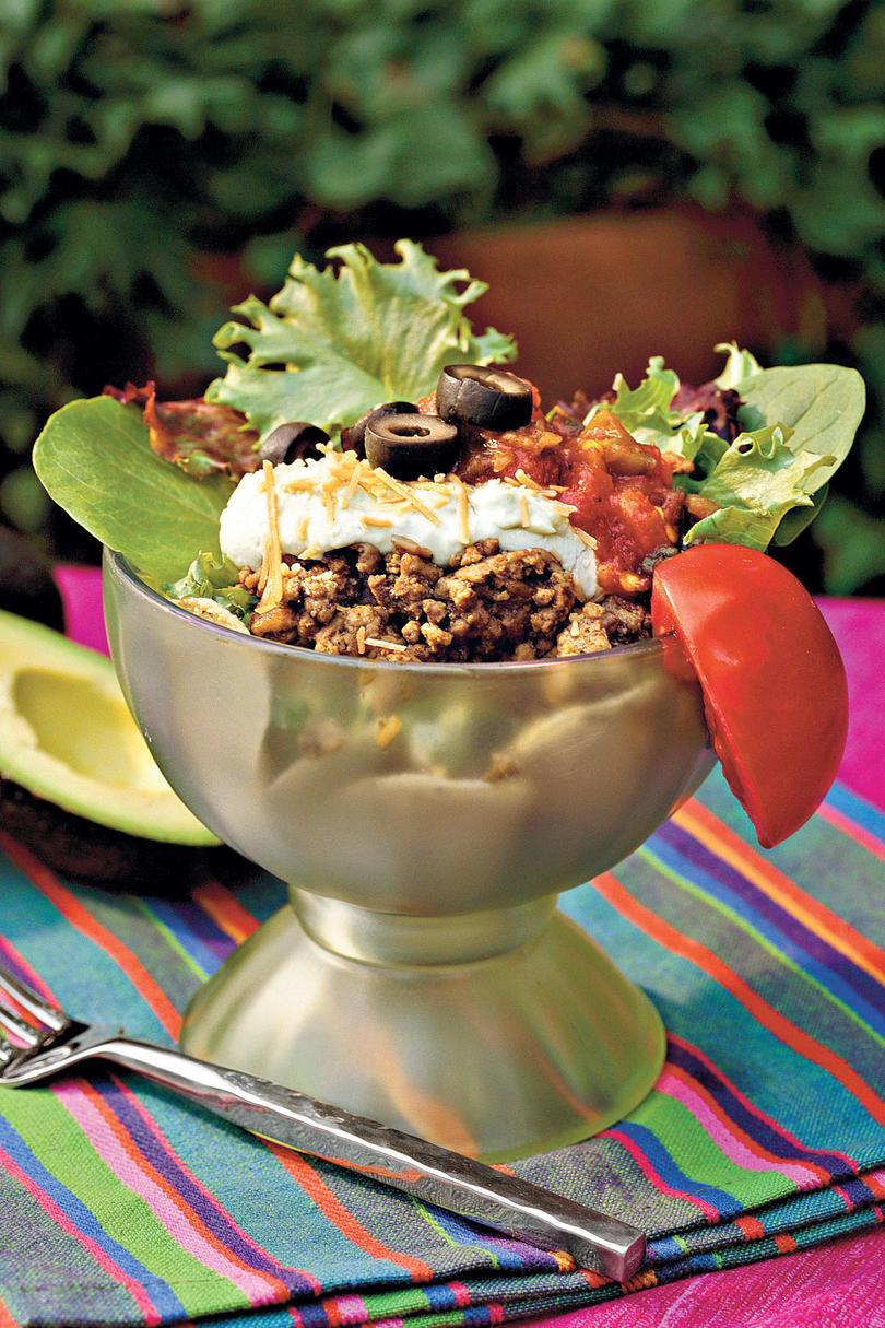 أرض Beef Recipes: Fiesta Salad