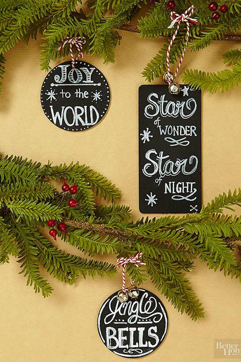 黒板 Tag Ornaments