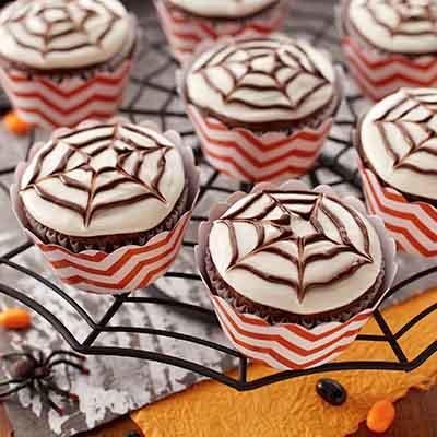 Araña Web Cupcakes