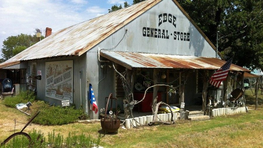 حافة General Store in Edge, Texas