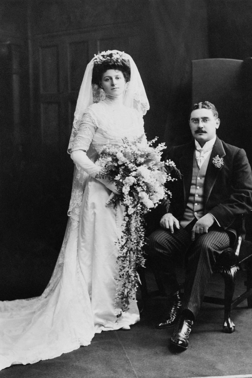 1910 wedding veil 