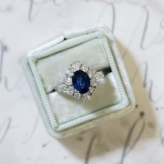 Década de 1980 Princess Diana Ring