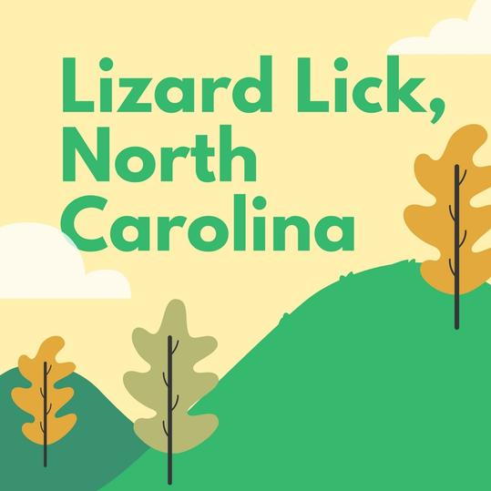 Lagartija Lick, North Carolina
