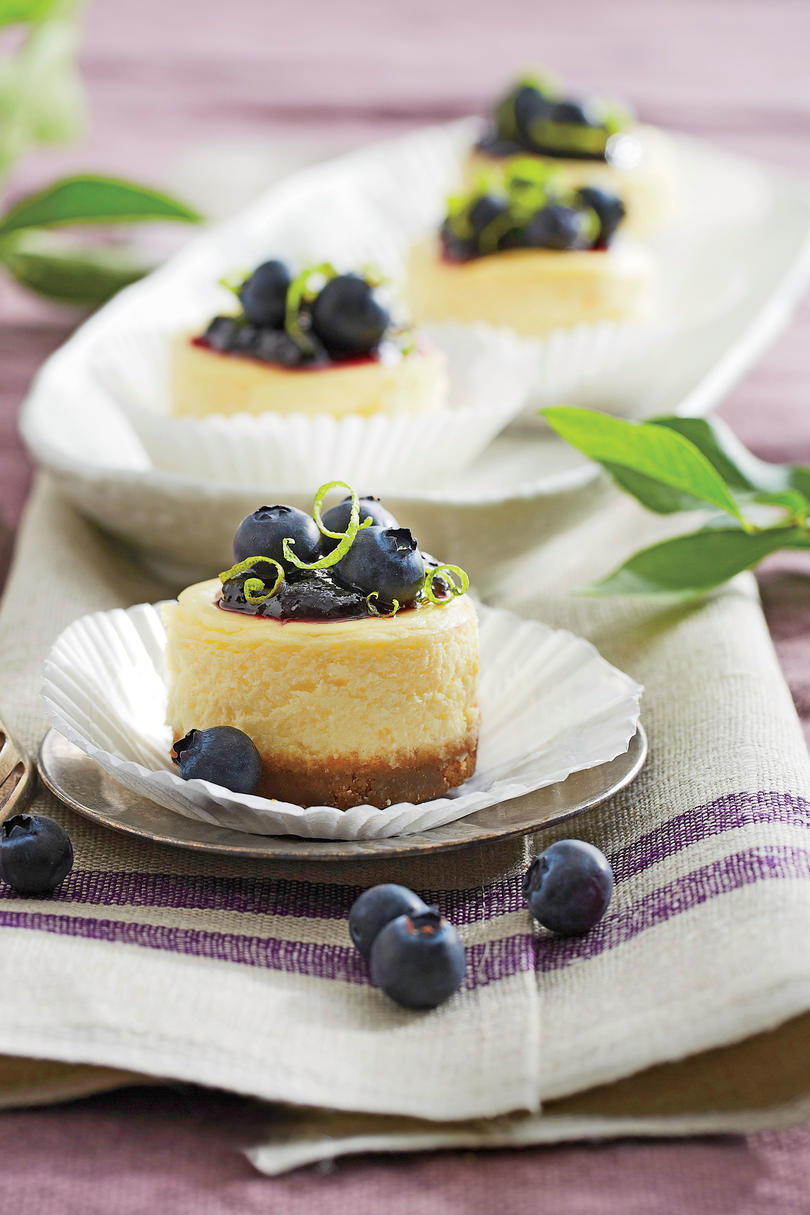 дребничка Blueberry Cheesecake Recipe