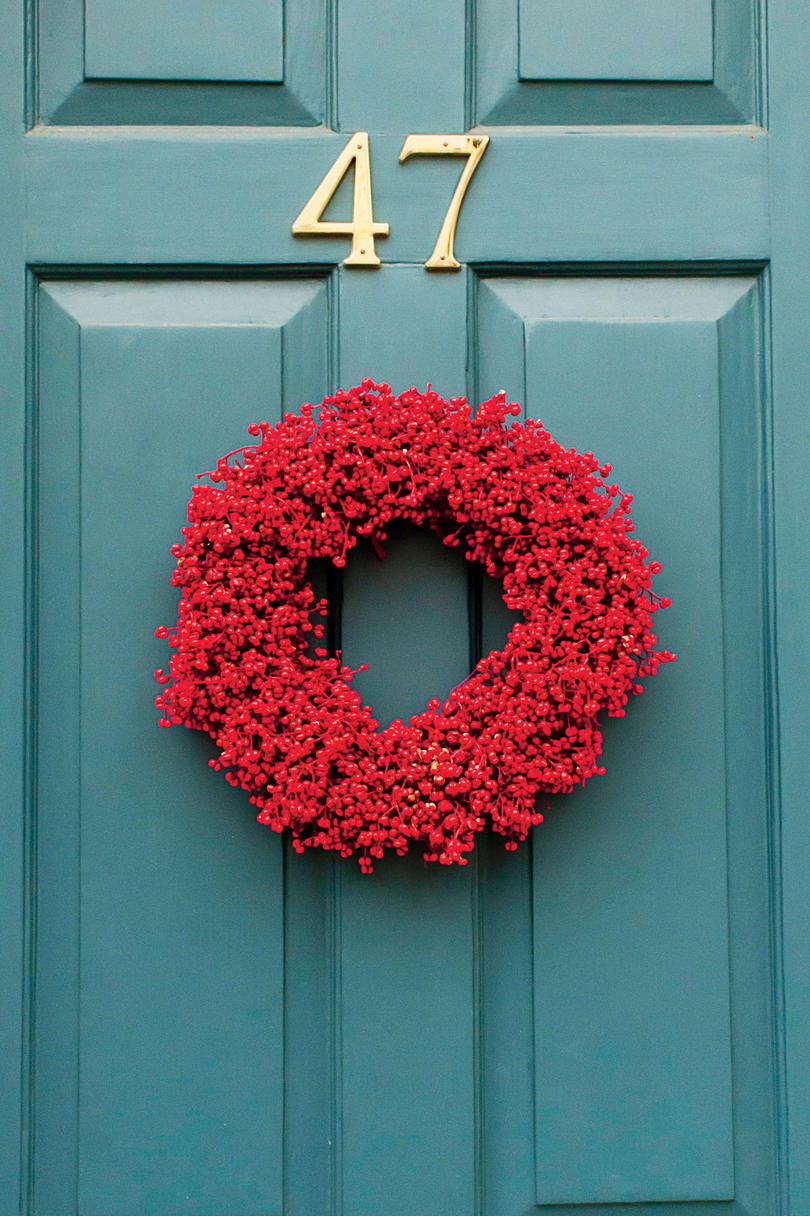 Červené Berry Wreath