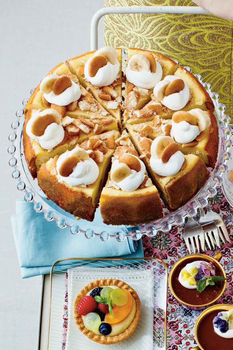 バナナ Pudding Cheesecake