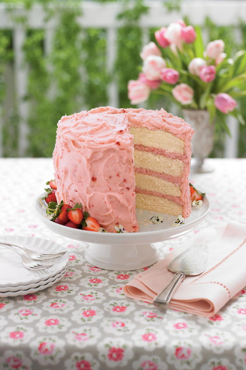 Jordbær Mousse Cake Recipe