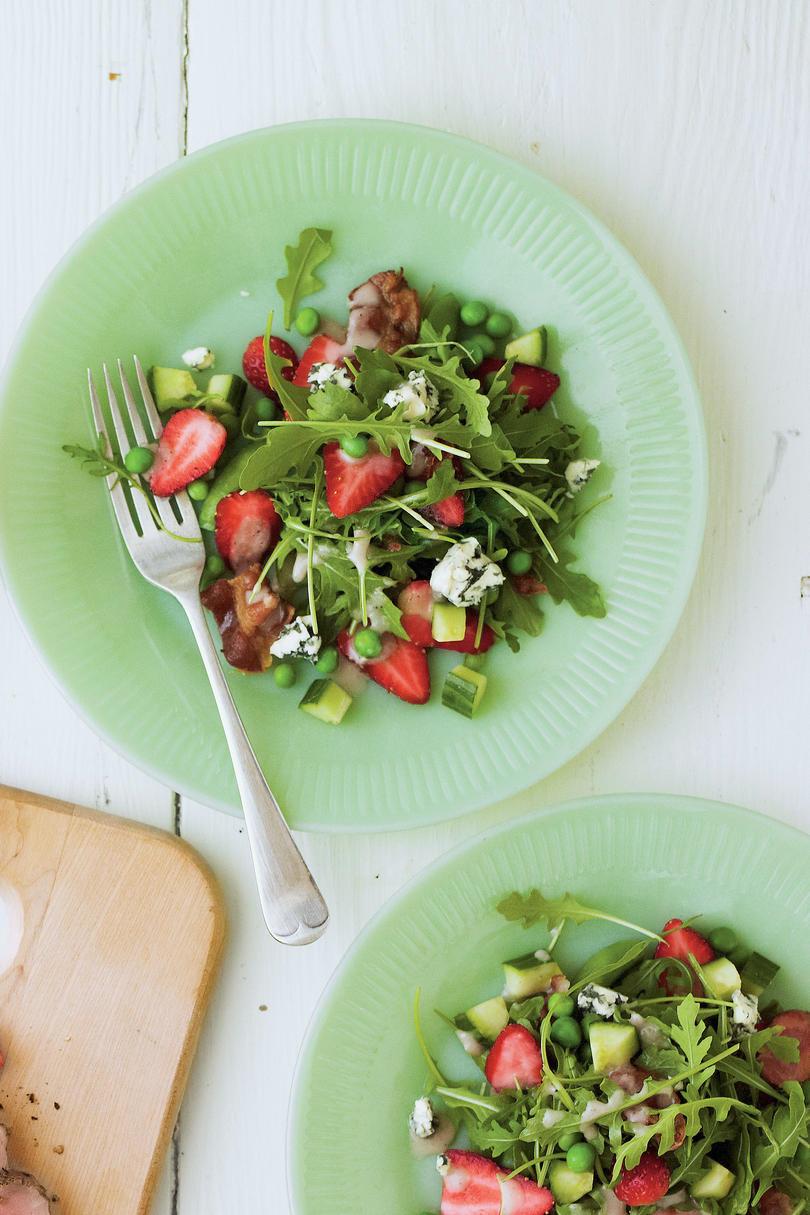 Forår Garden Strawberry Salad Recipe