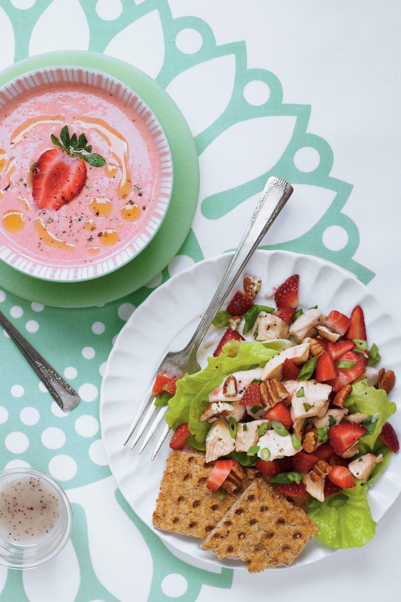 Jordbær Chicken Salad Recipe