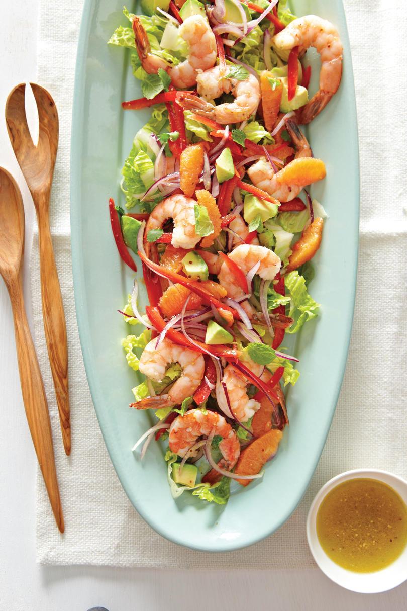 Marinado Shrimp Salad with Avocado Recipe