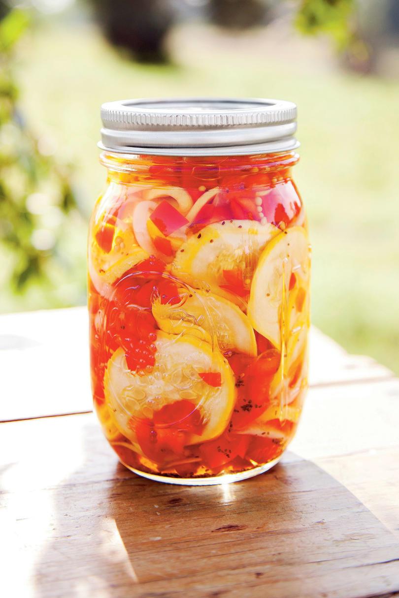Judy's Pickled Squash