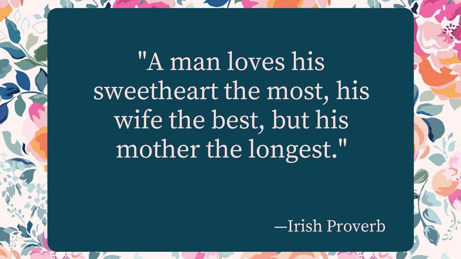 マザーズ Day Quotes Irish Proverb