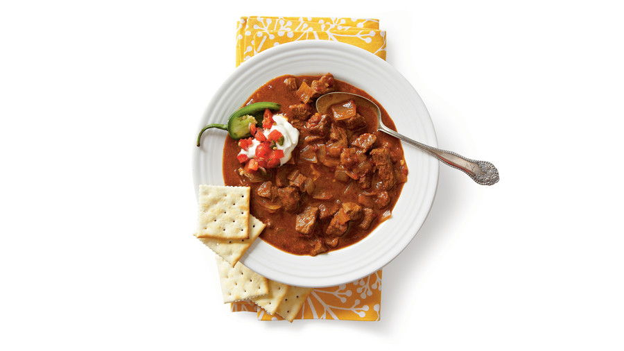 Picante Slow-Cooker Beef Chili