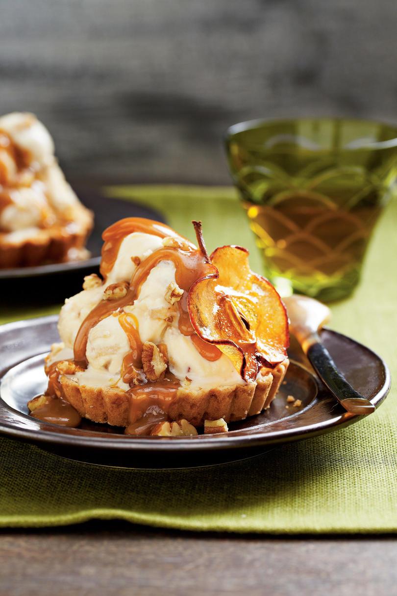 Caramelo Apple Ice-Cream Tarts