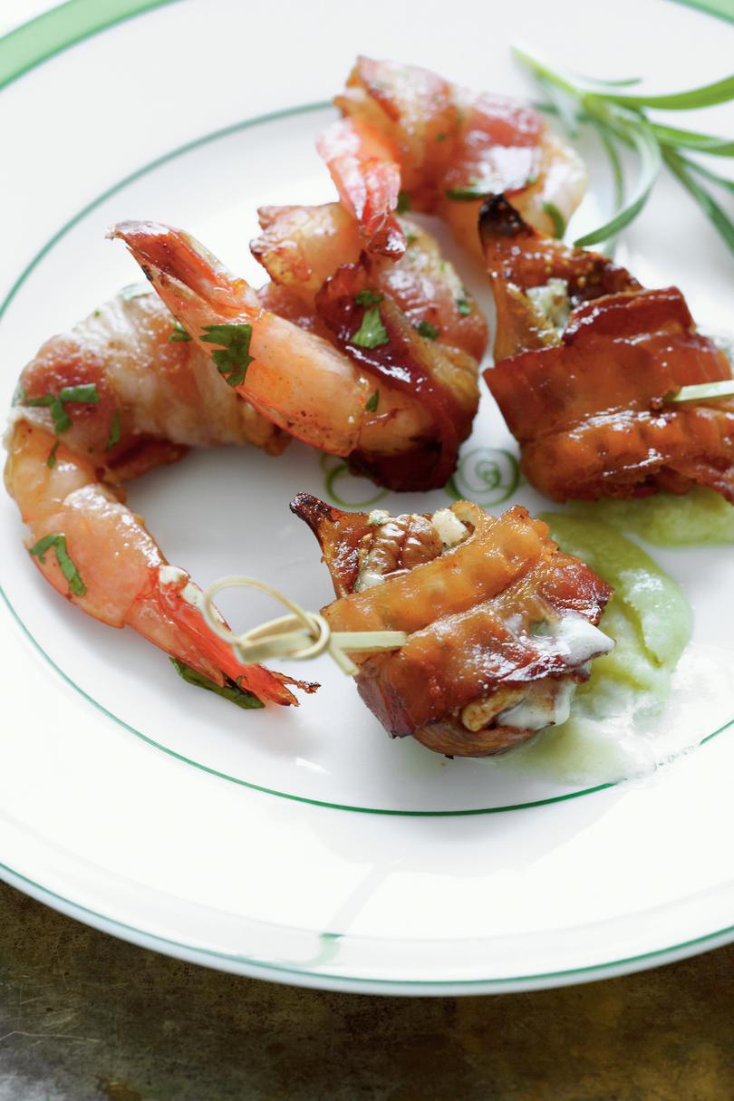 Бейкън-Опаковани Shrimp