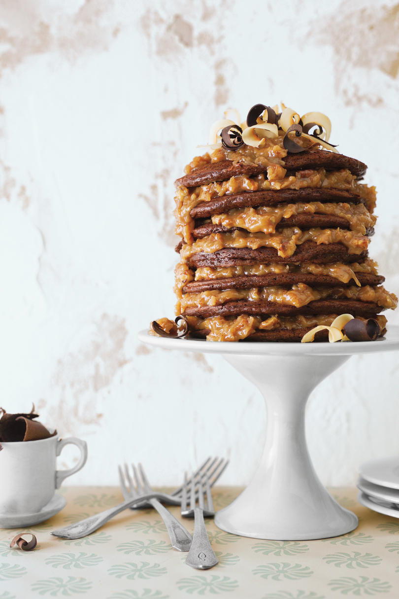 ألمانية Chocolate Pancakes Recipe