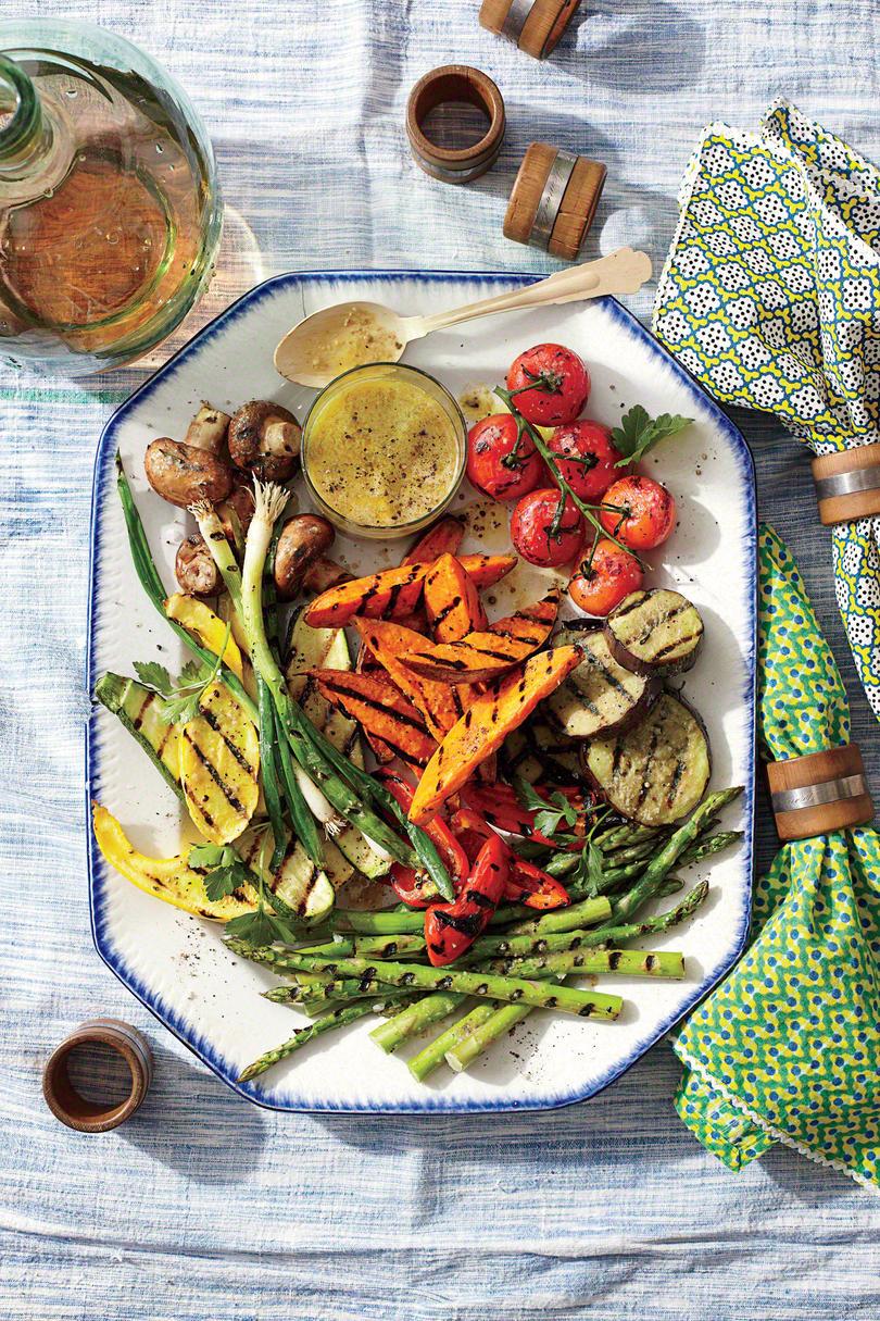 A la parrilla Summer Vegetable Platter