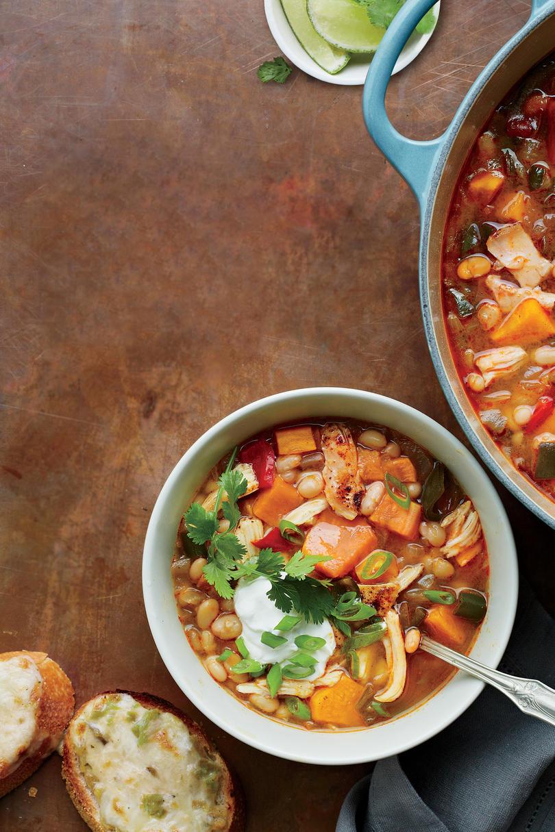 Tex-Mex Chicken Chili with Lime