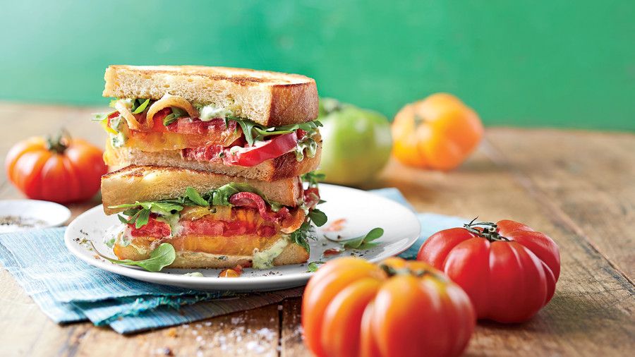 Over-the-Top Tomato Sandwich