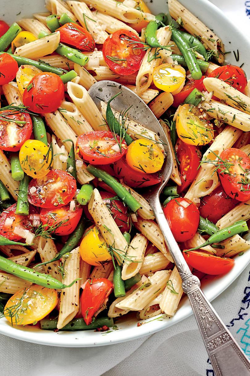 Penne with Green Beans and Tomatoes
