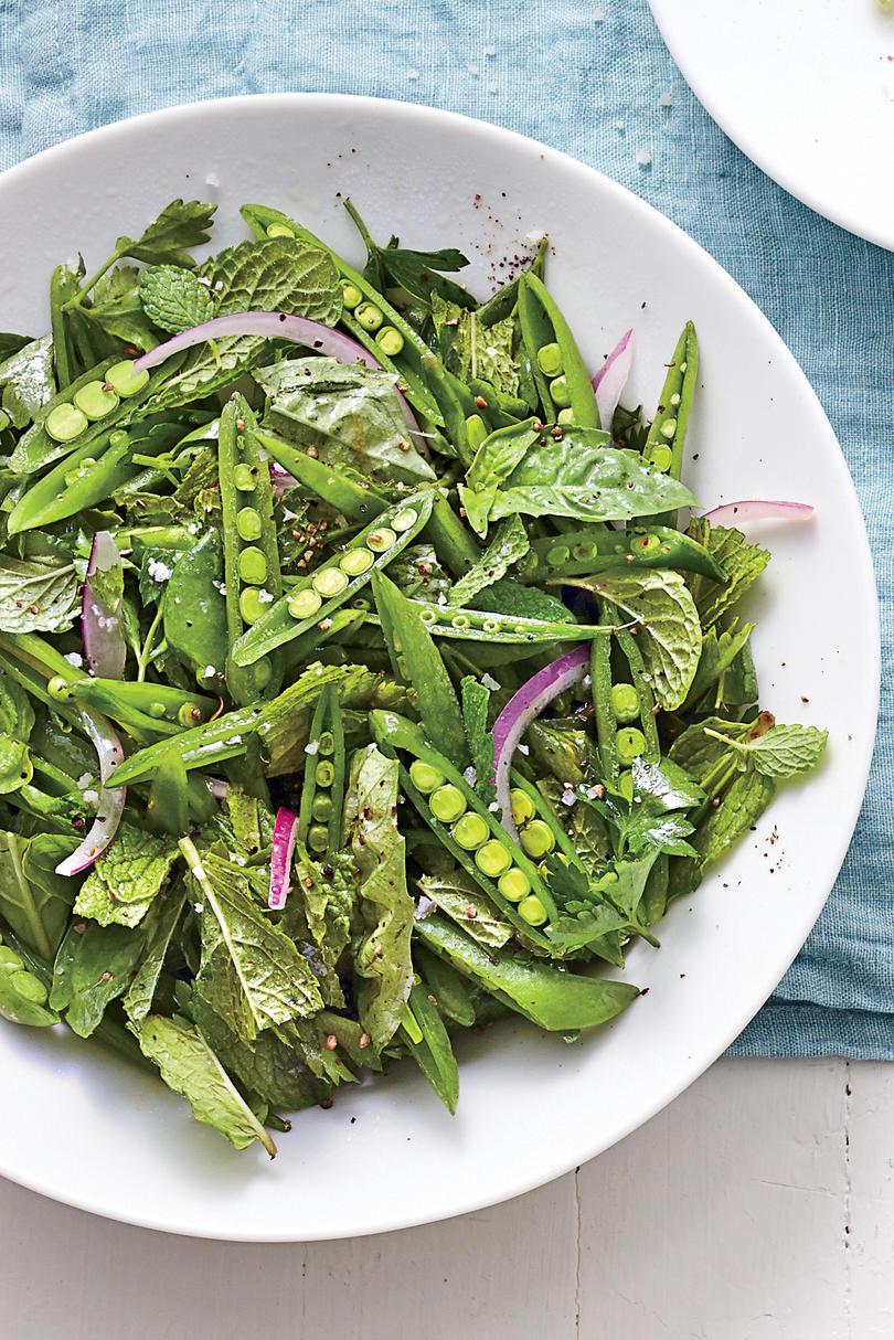 スナッピー Pea-and-Herb Salad