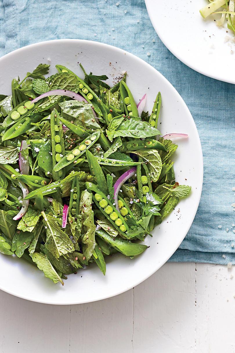 スナッピー Pea-and-Herb Salad