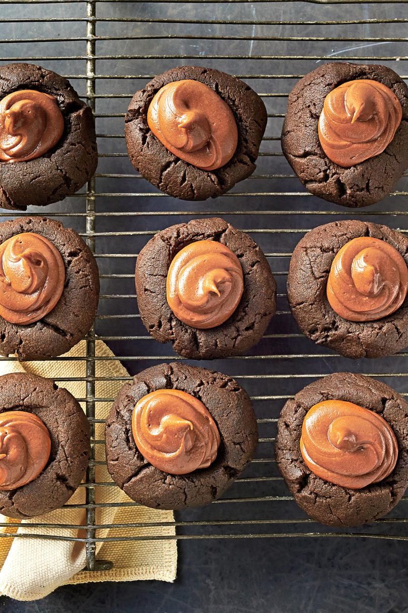 Nutty Chocolate Thumbprints