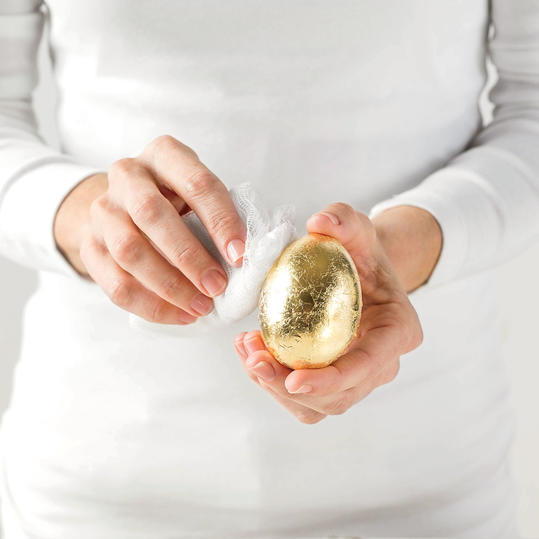 Zlatý Egg Remove Excess