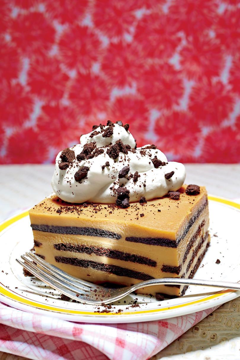 Шоколад-Бурбон-Butterscotch Icebox Cake
