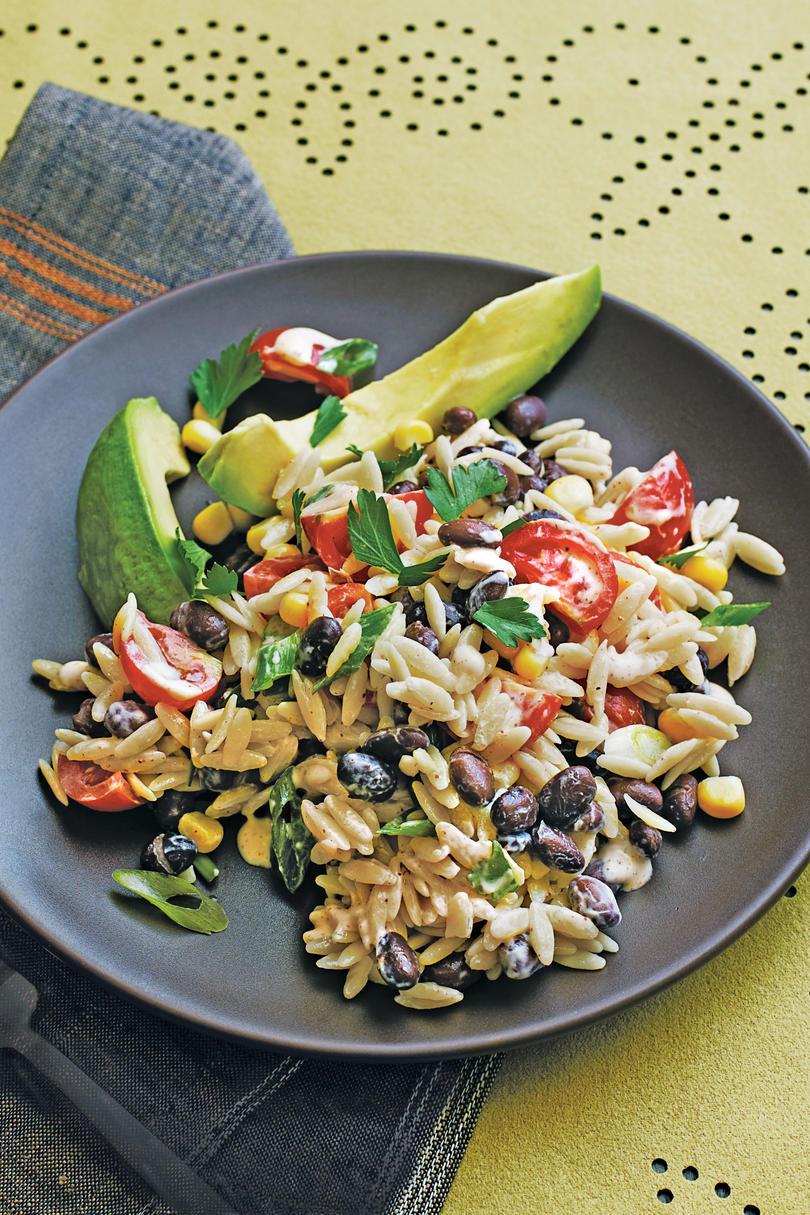 Orzo Salad with Spicy Buttermilk Dressing
