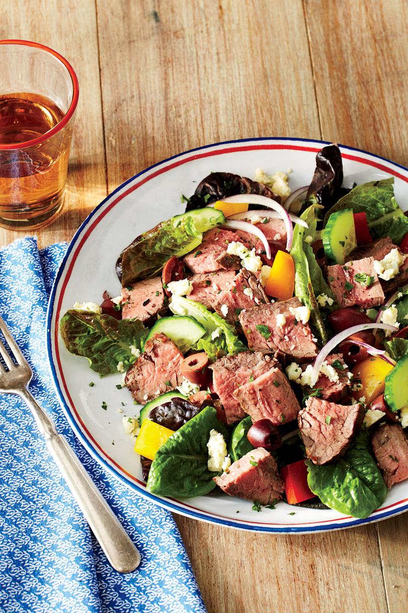 кълцано Salad with Steak