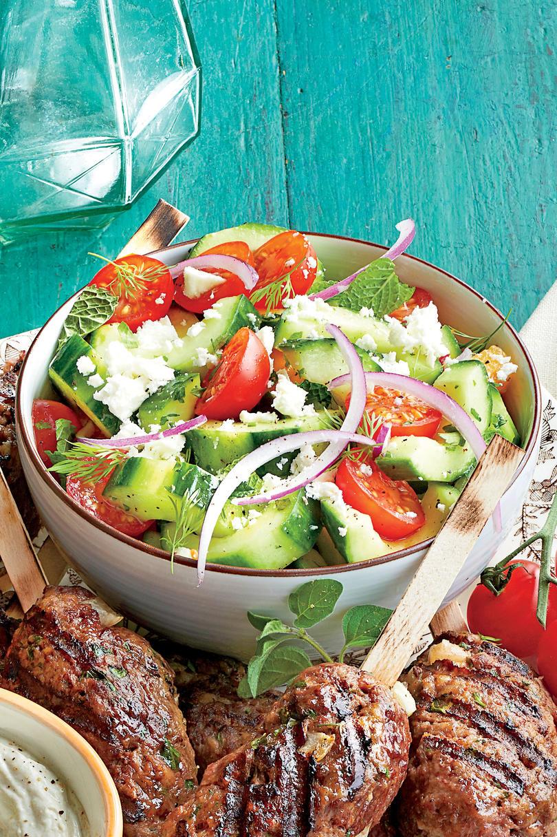 Herbed Cucumber-and-Tomato Salad
