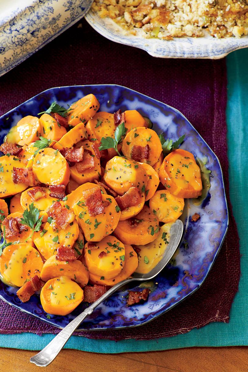 Pomalý kuchař Sweet Potatoes with Bacon