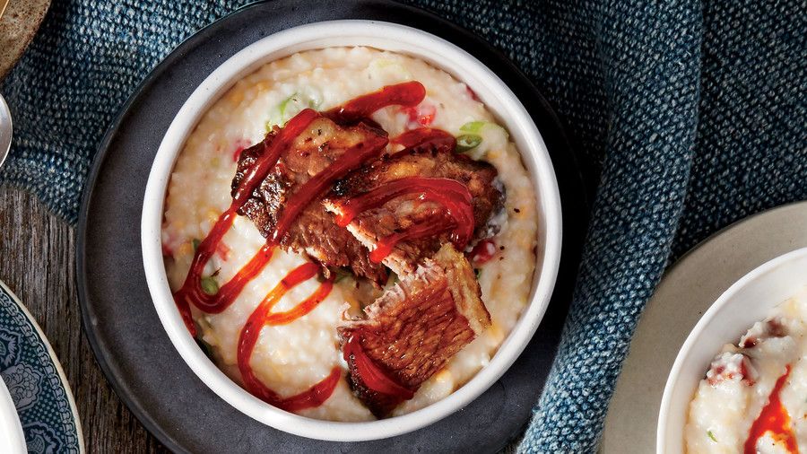 Pimiento Cheese and Brisket Grits Recipe