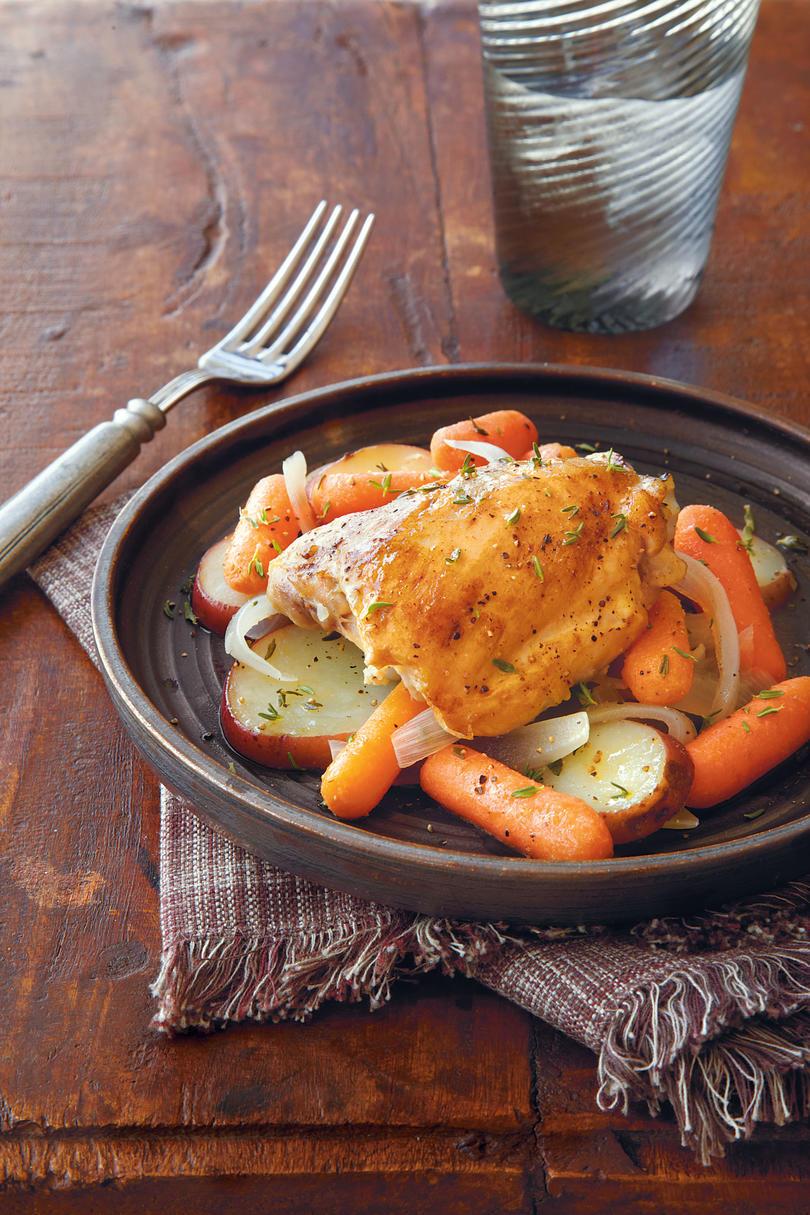 Pollo with Potatoes and Carrots