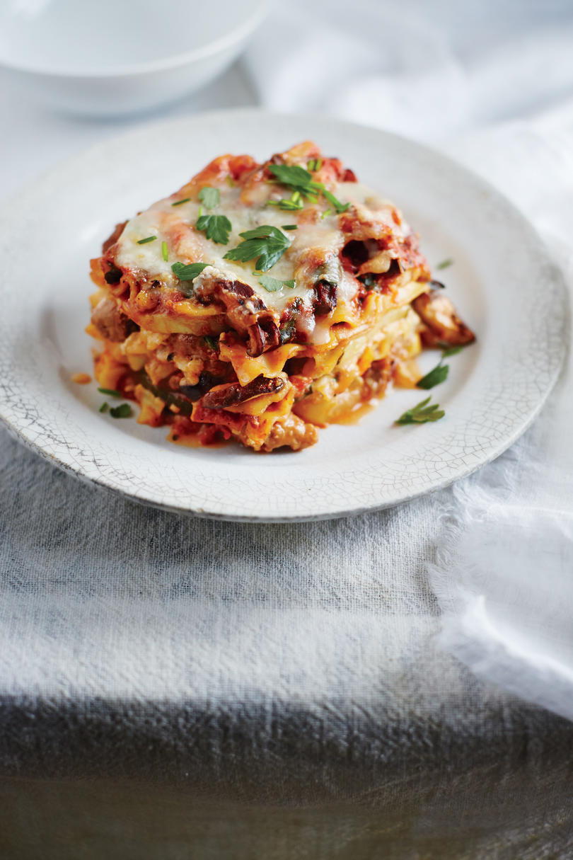 Chorizo and Squash Lasagna 
