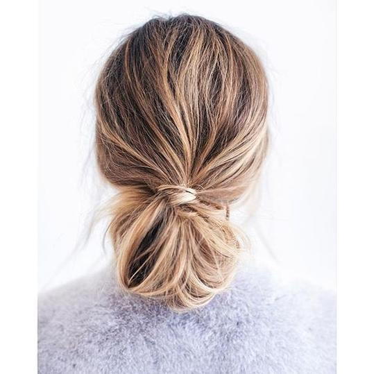 Cuarto of July Hairstyle A Low Bun
