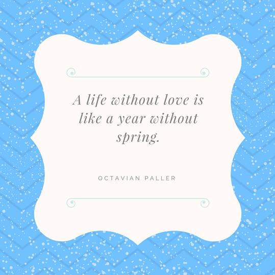 Amor and Spring Quote