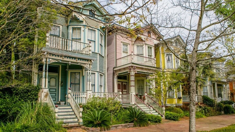 サウス Most Colorful Streets E. Huntingdon Street, Savannah (GA) 