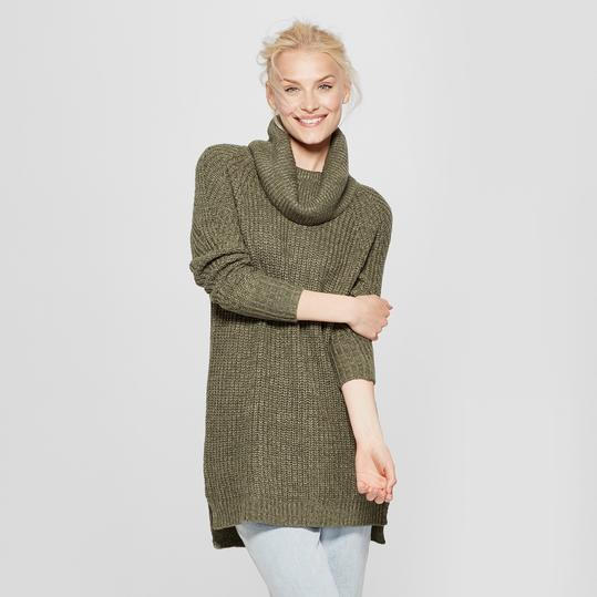 Acogedor Cowl Neck Pullover Sweater