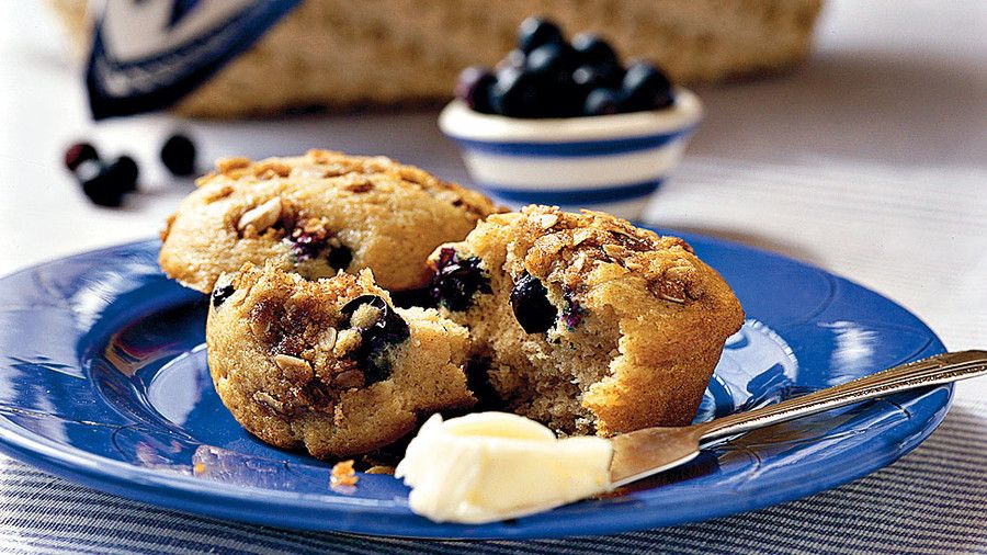 الكعك and Bread Recipes: Blueberry Cinnamon Muffins