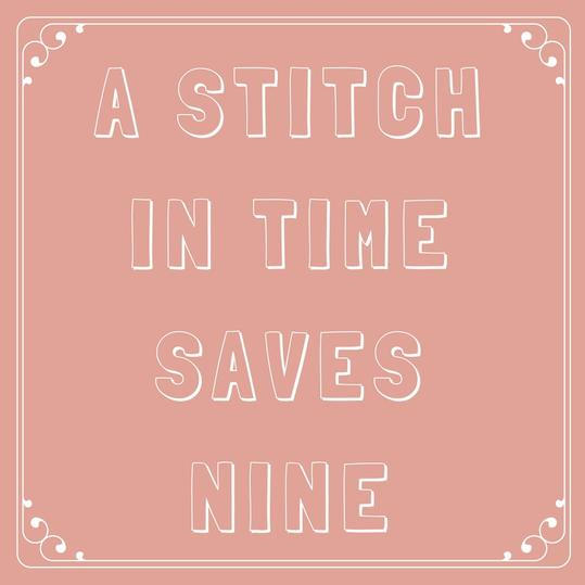 EN Stitch in Time Saves Nine 
