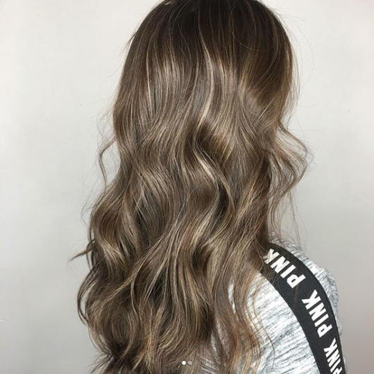 Lys Ash Brown with Beige Balayage