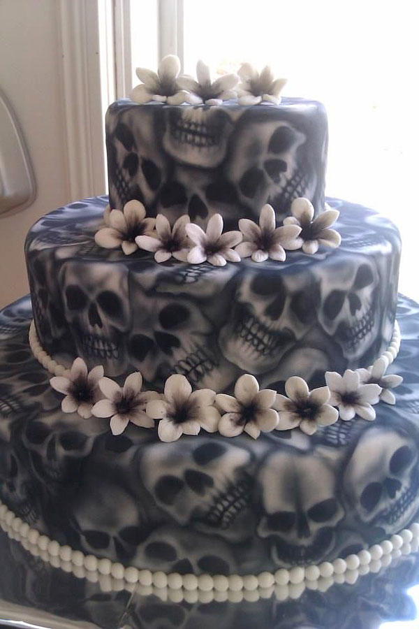 Cráneo Halloween Cake