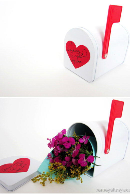 мини Mailbox Flowers