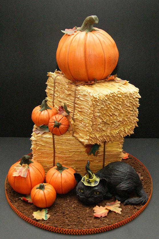 干草 Halloween Cake