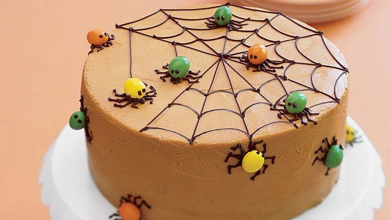 Pavouk Halloween Cake
