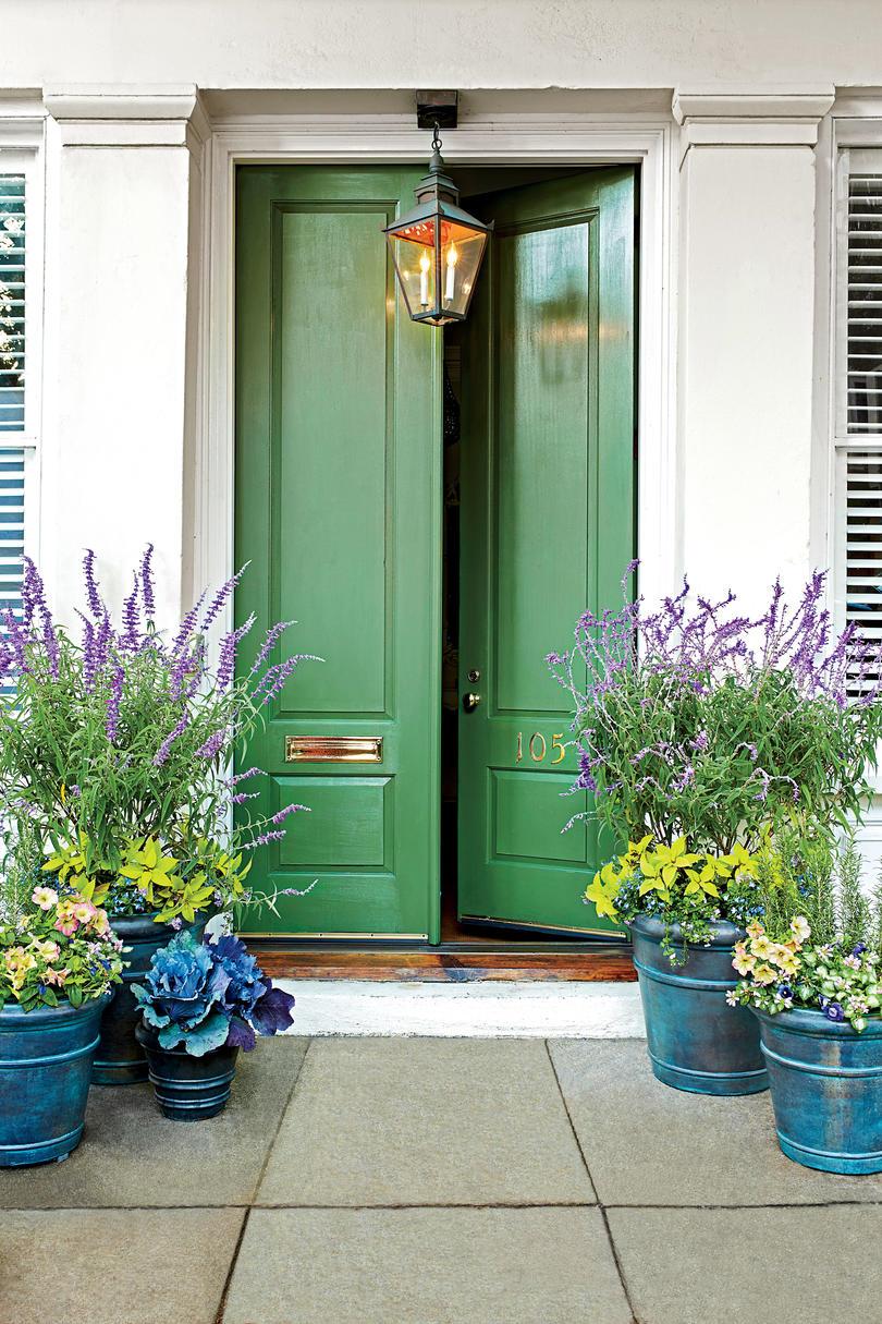 أخضر to Envy Front Door Containers