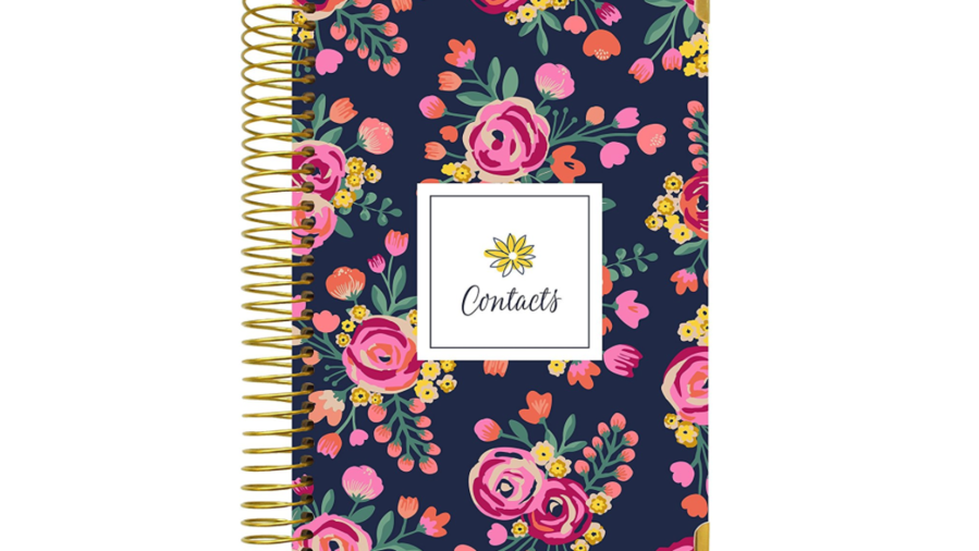 Årgang Floral Address Book 