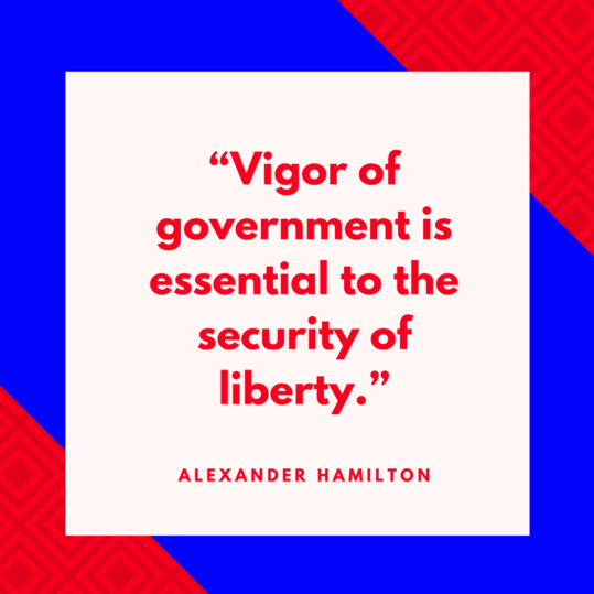 Александър Hamilton on Government